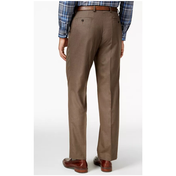 Michael Kors Mens Medium Brown Matisse Pants Comfort Waistband Size 30X32 NWT - Picture 2 of 9